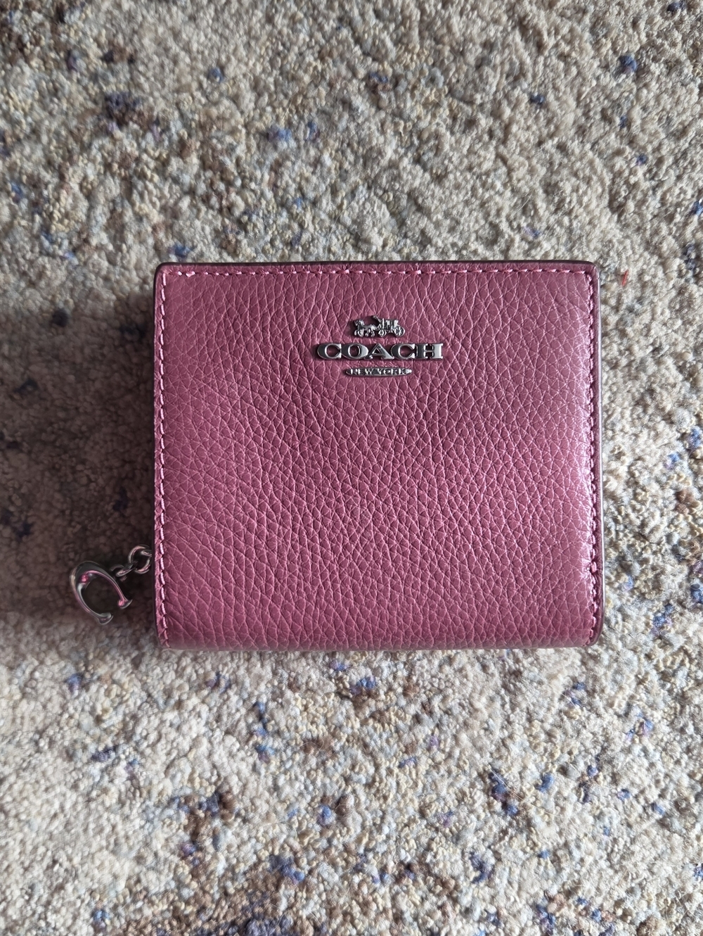COACH Leather Snap Wallet